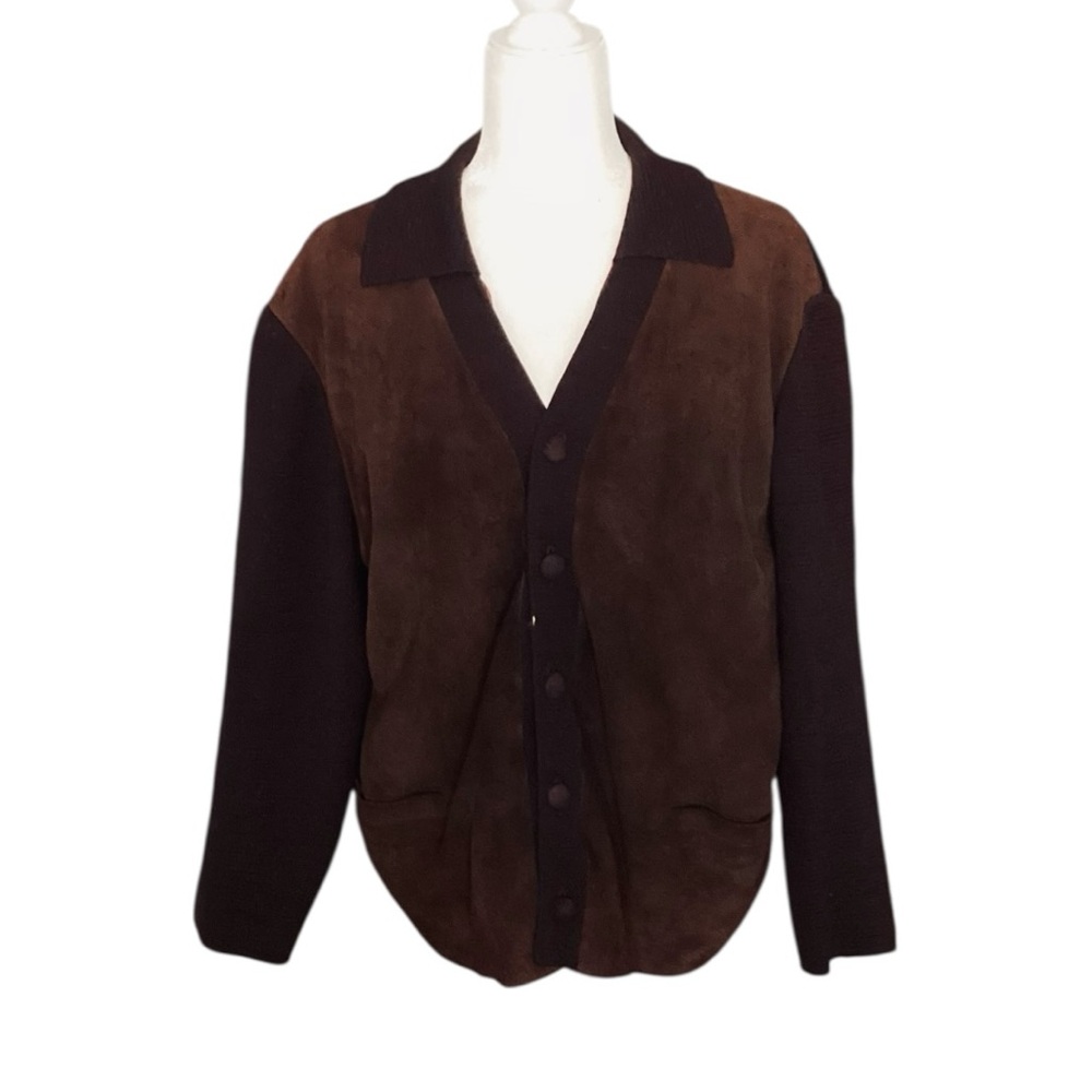 Golden Leaf Vintage Dark Brown Lightweight Jacket